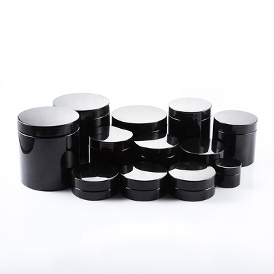 Empty PET Plastic Cosmetic Jar 100ml 120ml 150ml 200ml 250ml 300ml 500ml 8oz Black Color